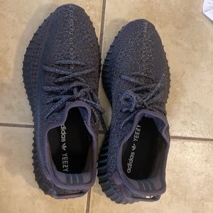 NIB yeezy boost 350 static black size 8 men’s women’s 9-  9.5